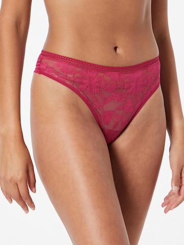 PASSIONATA String 'MARTA' in Pink: front