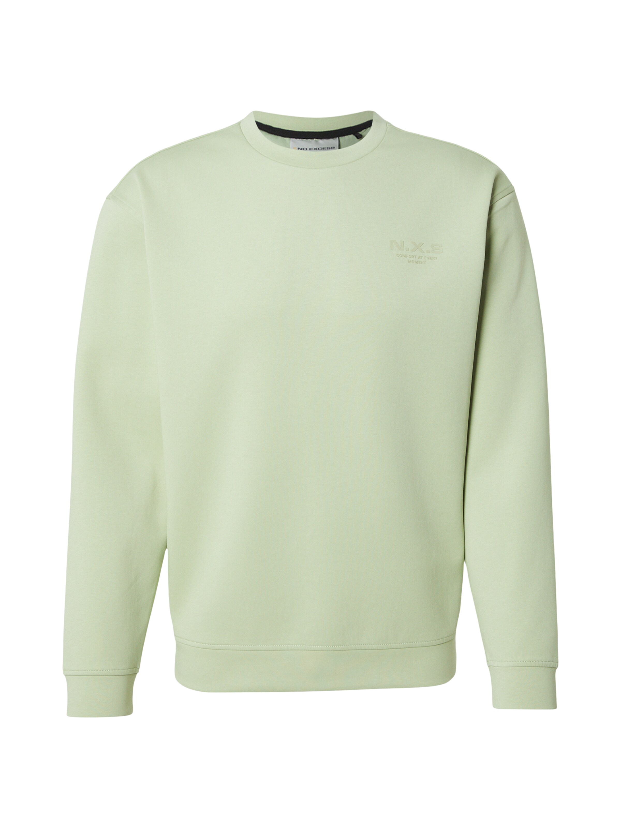 No Excess Sweatshirt in Groen: voorkant