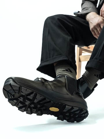 oswen Chelsea boots 'City Commuter' in Zwart