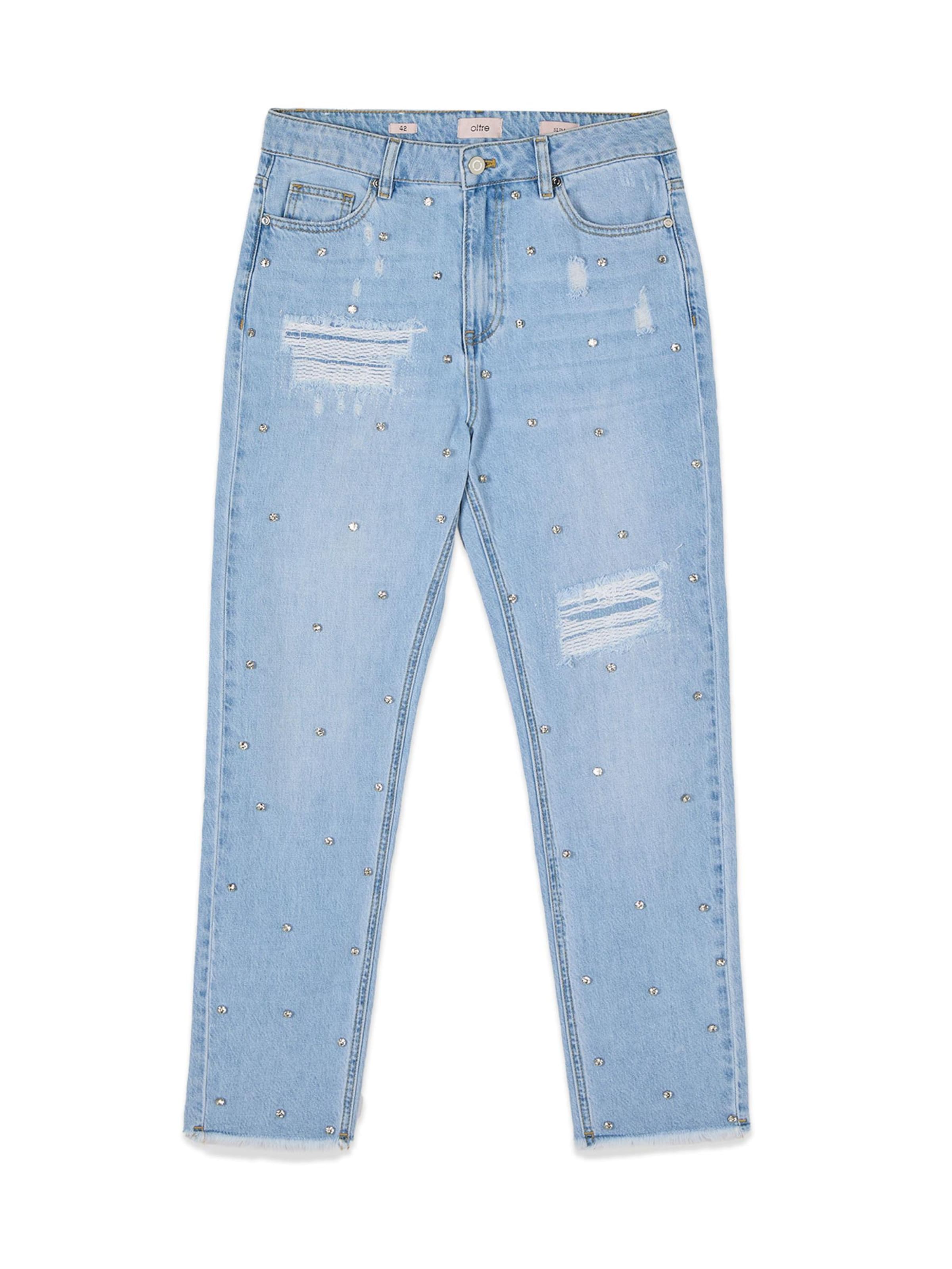 Regular Jean oltre en bleu : devant