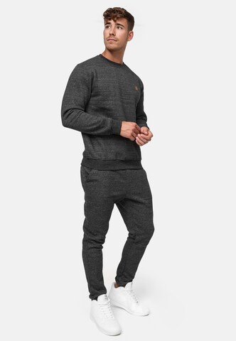 INDICODE JEANS Sweater 'Luk' in Black