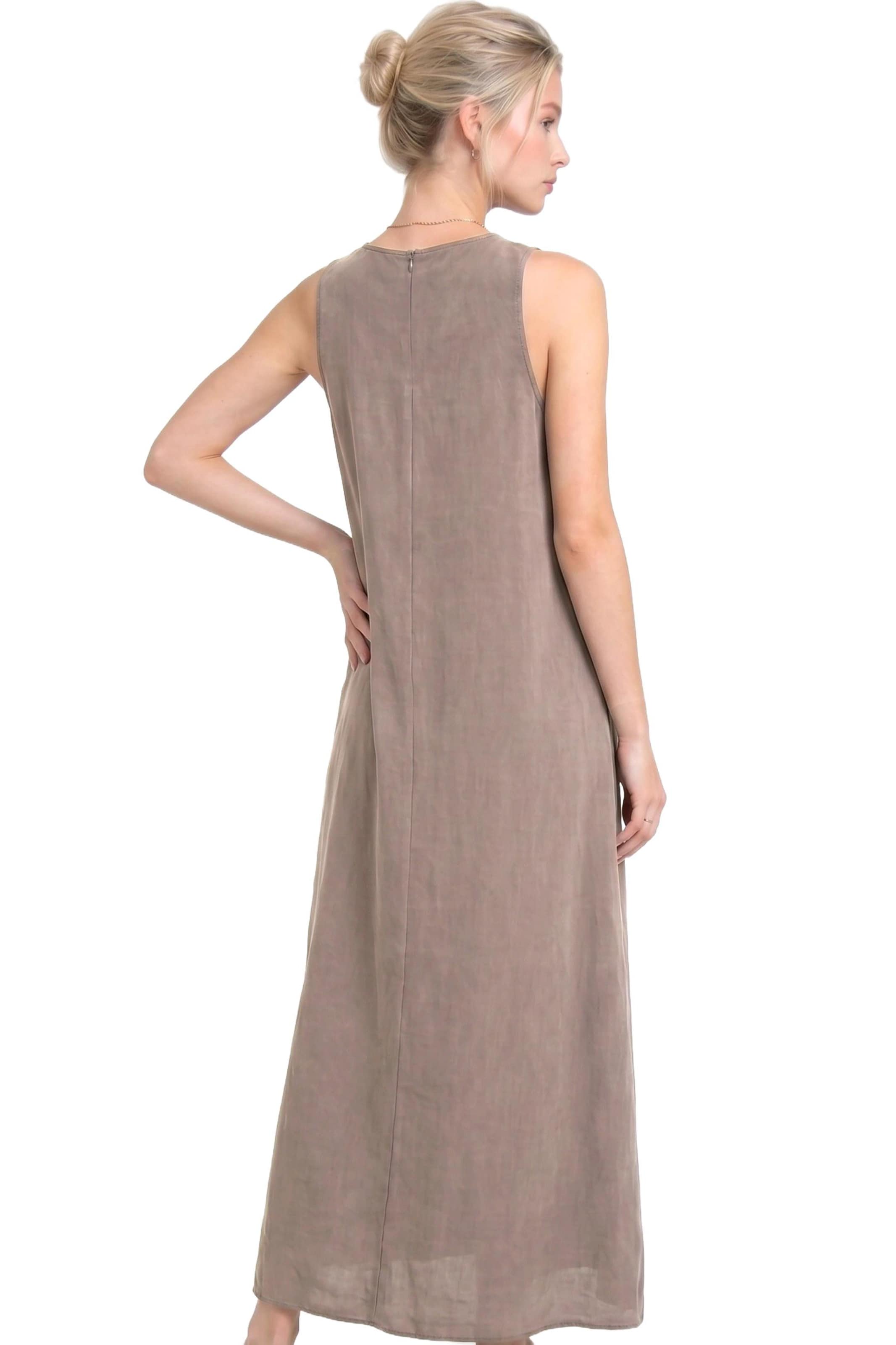 No Matter What Dress in Grey