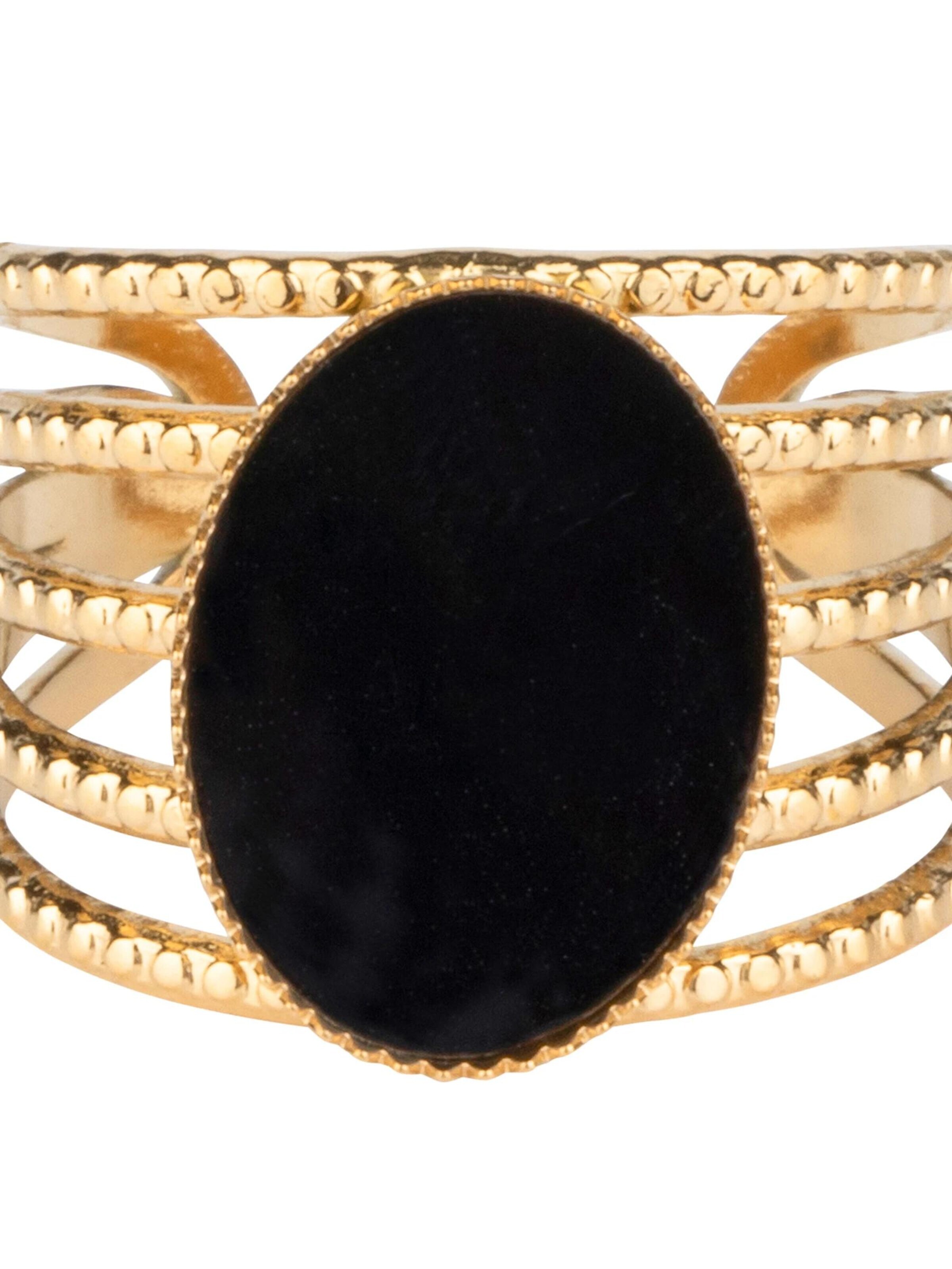 Bague 'Ring Bari' Chic by Lirette en noir