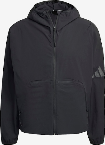 ADIDAS SPORTSWEAR Спортивная куртка 'MYSHELTER' в Черный: спереди