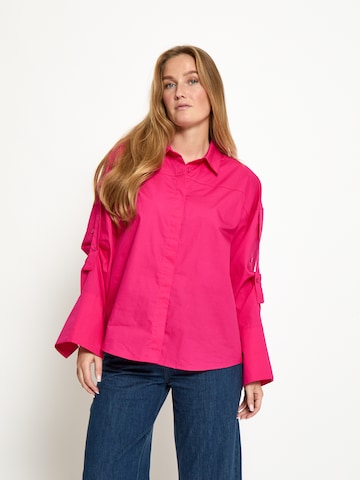 Camicia da donna 'Narina' di Peppercorn in rosa: frontale