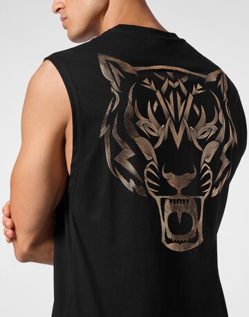 Plein Sport - Camisa 'Tiger' em preto