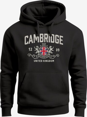 Neverless Sweatshirt 'Cambridge' in Schwarz: Vorderseite
