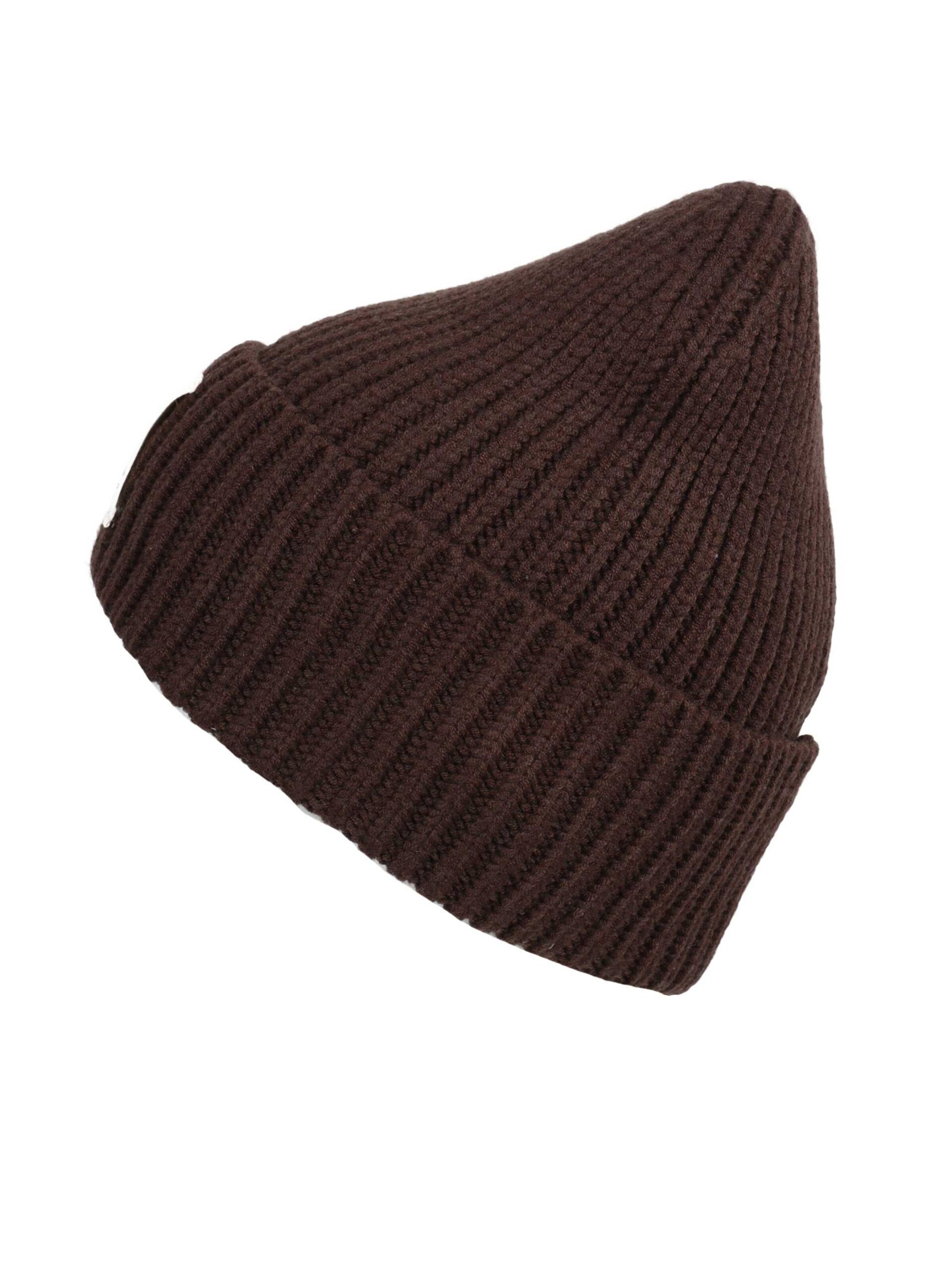 SAMAYA Mütze 'Love Is' in Braun