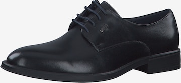 s.Oliver Δετό παπούτσι σε μαύρο: μπροστά