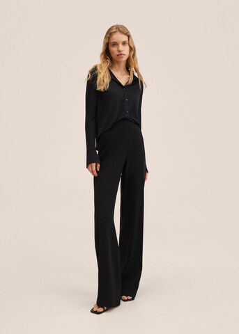 MANGO Bootcut Pantalon 'Palachin' in Zwart