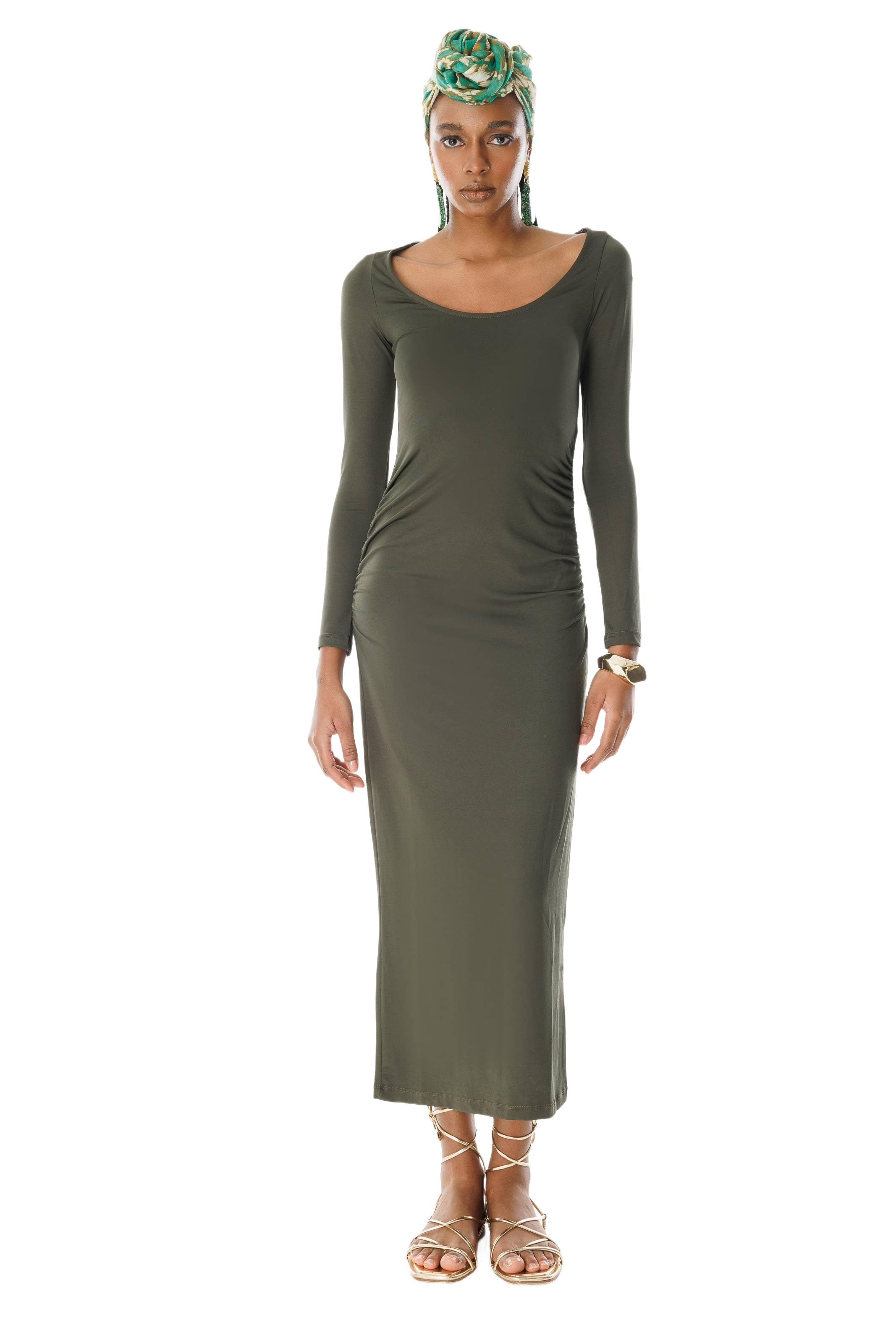 No Matter What Avondjurk in Groen: voorkant