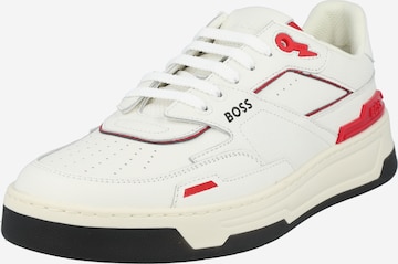 BOSS Black Platform trainers 'Baltimore' in White: front