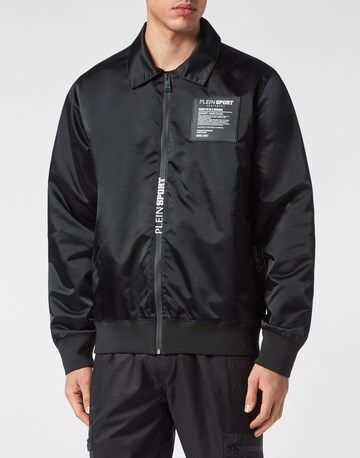 Plein Sport Between-Season Jacket in Black: front