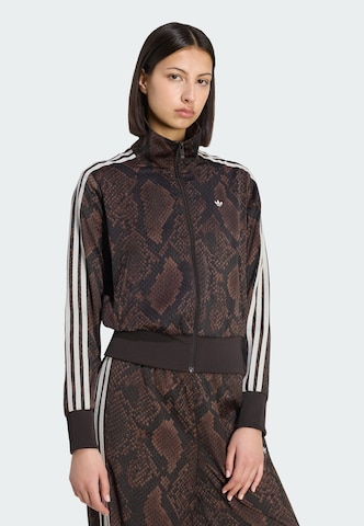 ADIDAS ORIGINALS Jacke 'Firebird' in Braun: Vorderseite