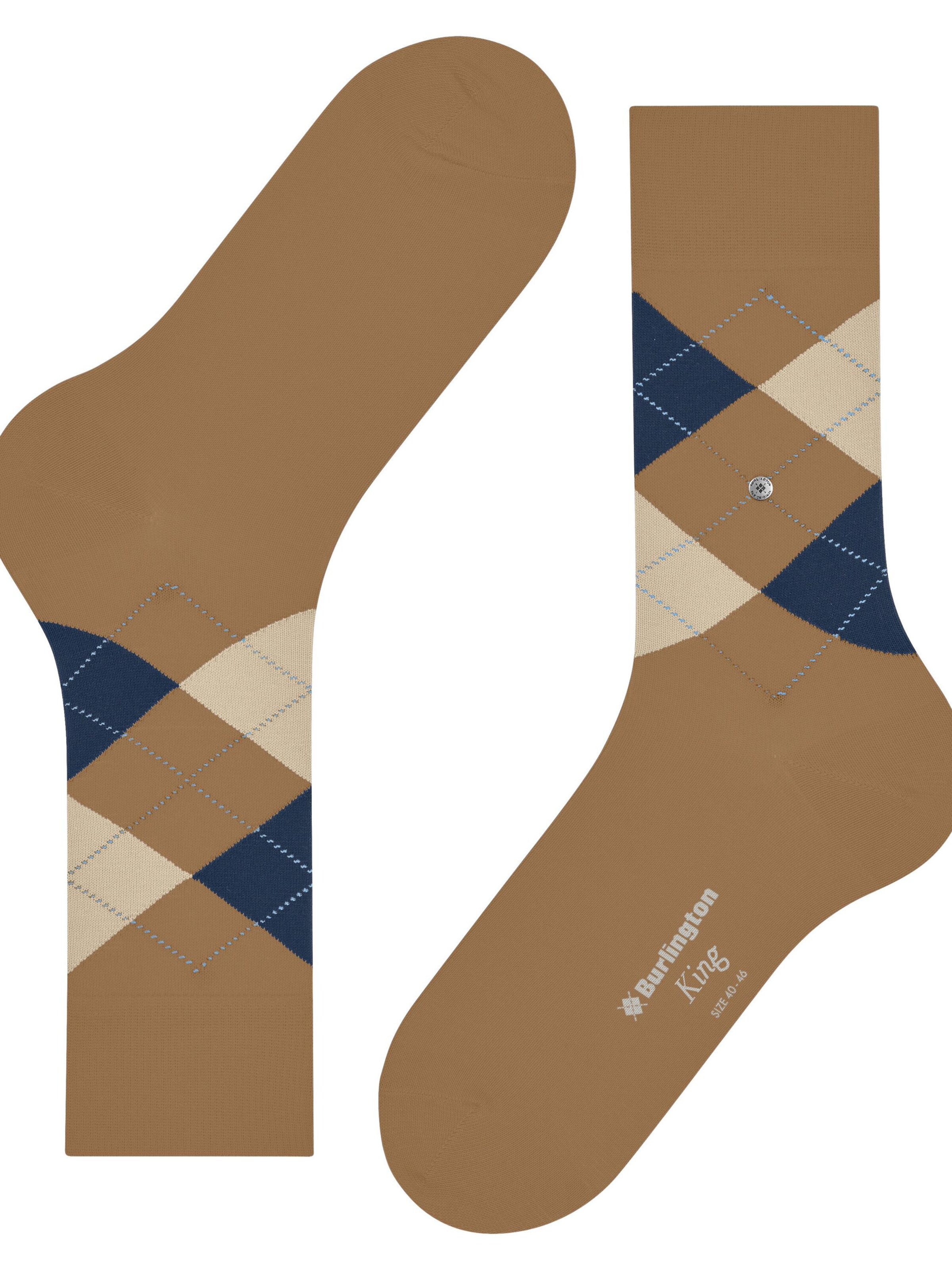 BURLINGTON Socks 'King' in Brown