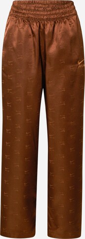 Regular Pantalon Nike Sportswear en marron : devant