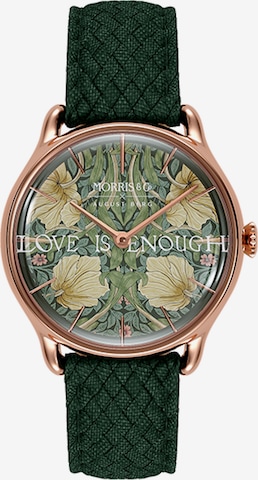 August Berg Analog Watch in Green: front