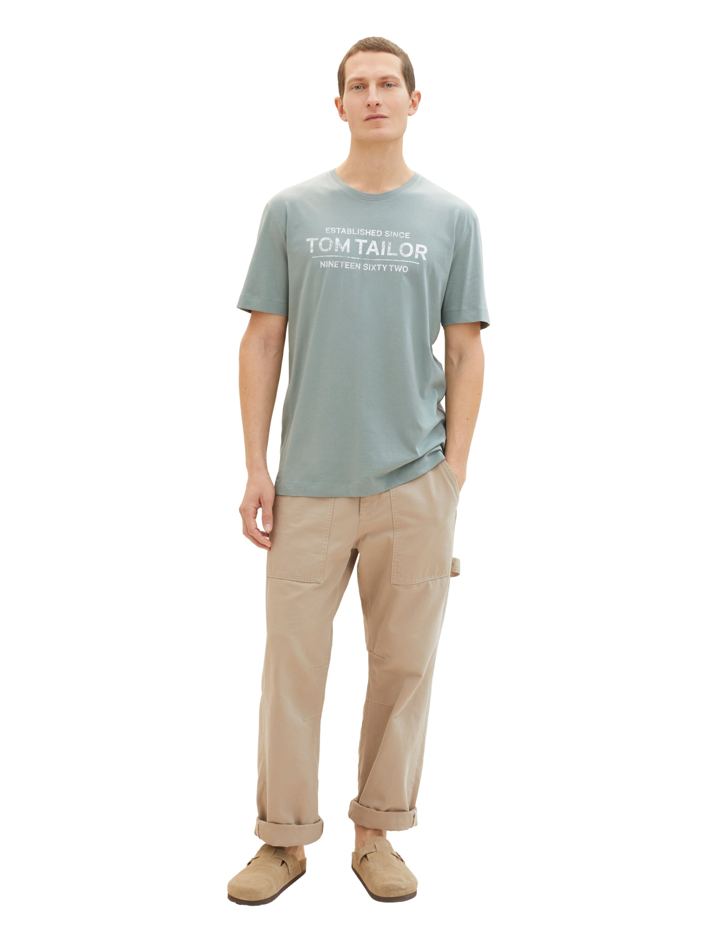 TOM TAILOR - Camiseta en verde