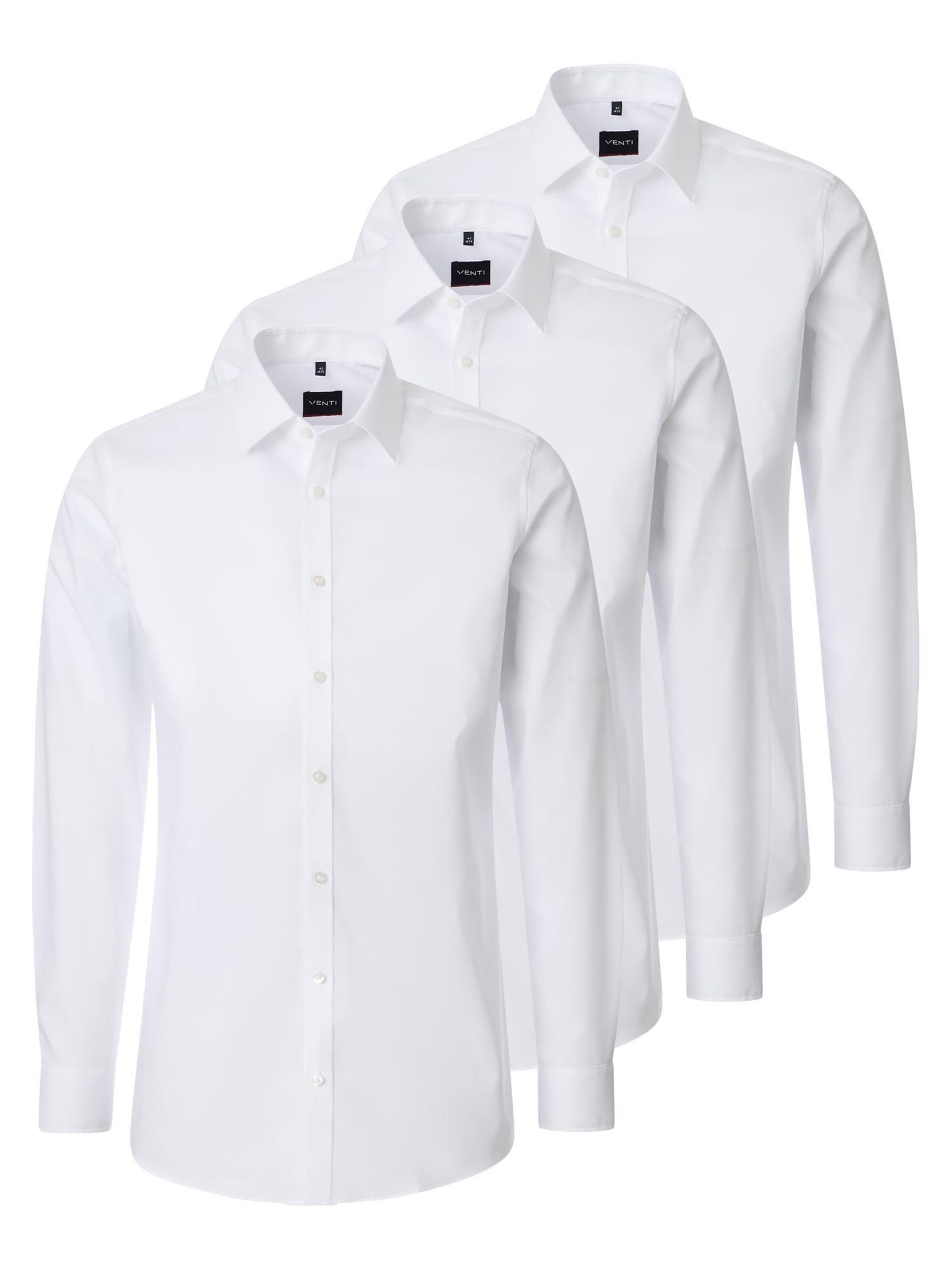 VENTI Business Shirt 'Basic' in White: front
