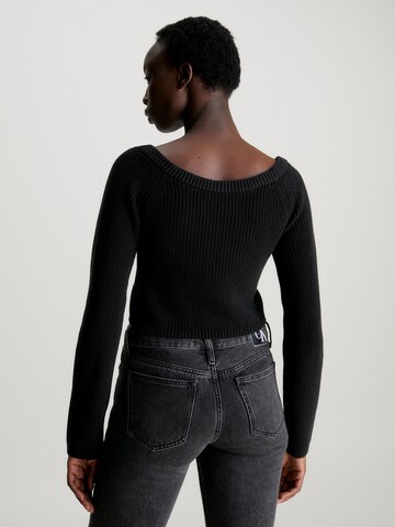 Calvin Klein Jeans Pullover in Schwarz