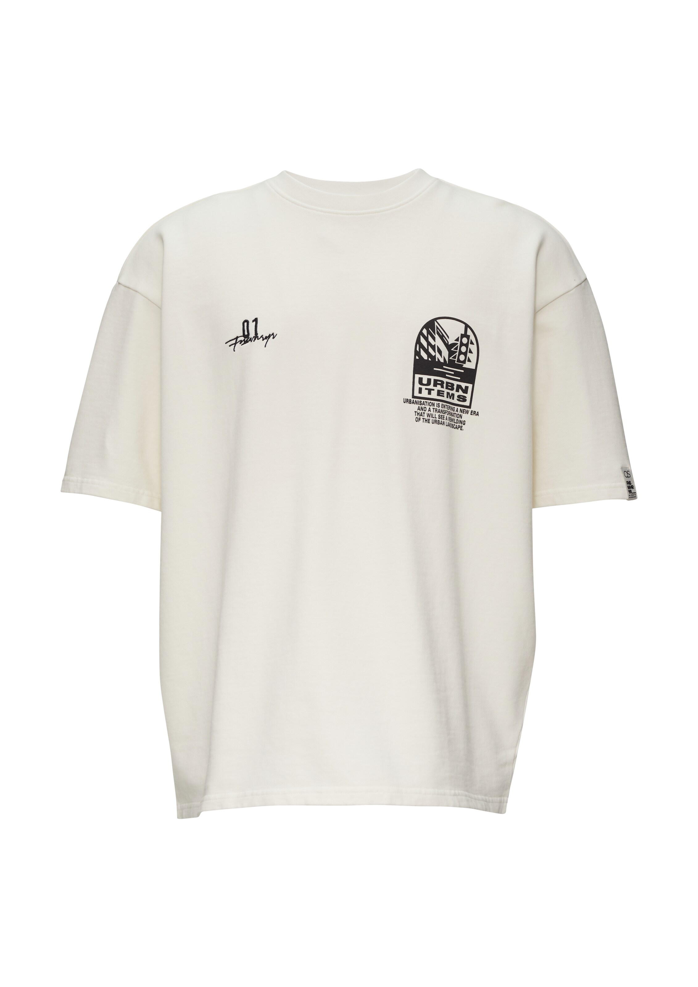 QS Shirt in Weiß: Vorderseite