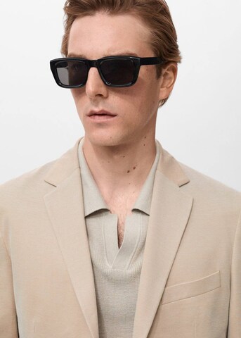 MANGO MAN Slim fit Suit Jacket 'Verner' in Beige