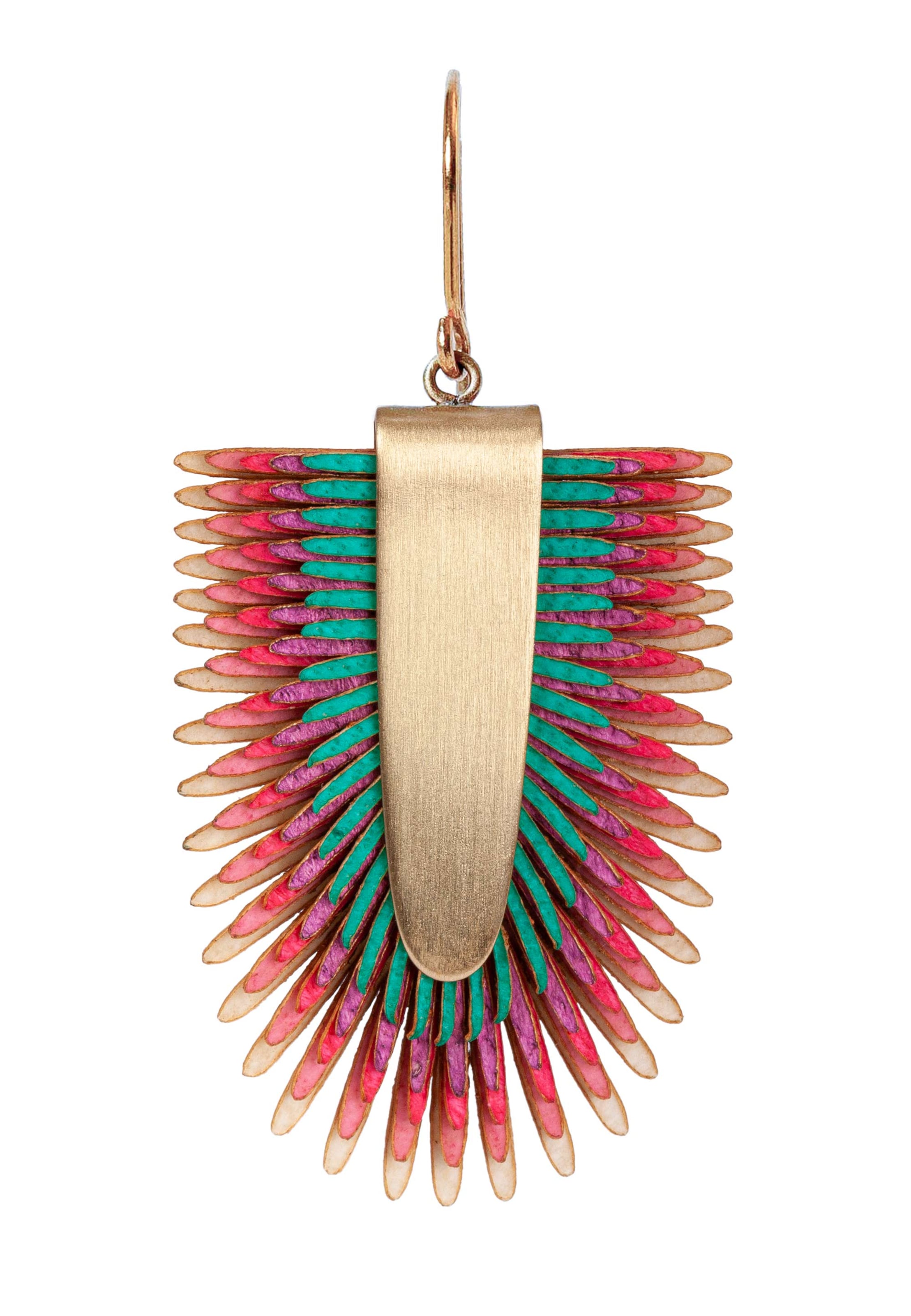 Gretchen Earrings 'Pam Pem' in Gold