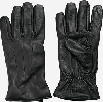 JACK & JONES Prstové rukavice 'Montana' - Čierna