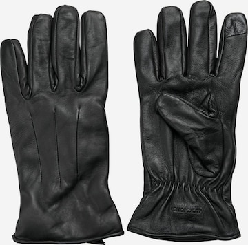 JACK & JONES - Guantes con dedos 'Montana' en negro