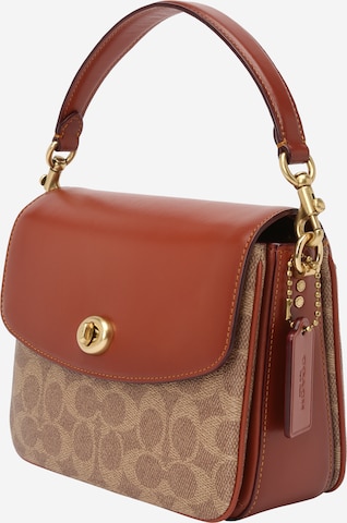 COACH Handväska i brun: framsida