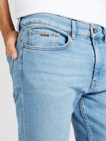 Slimfit Jeans 'Delano' de la BOSS Orange pe albastru