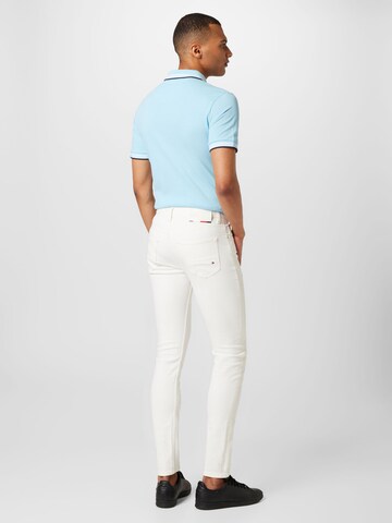 Coupe slim Jean TOMMY HILFIGER en blanc