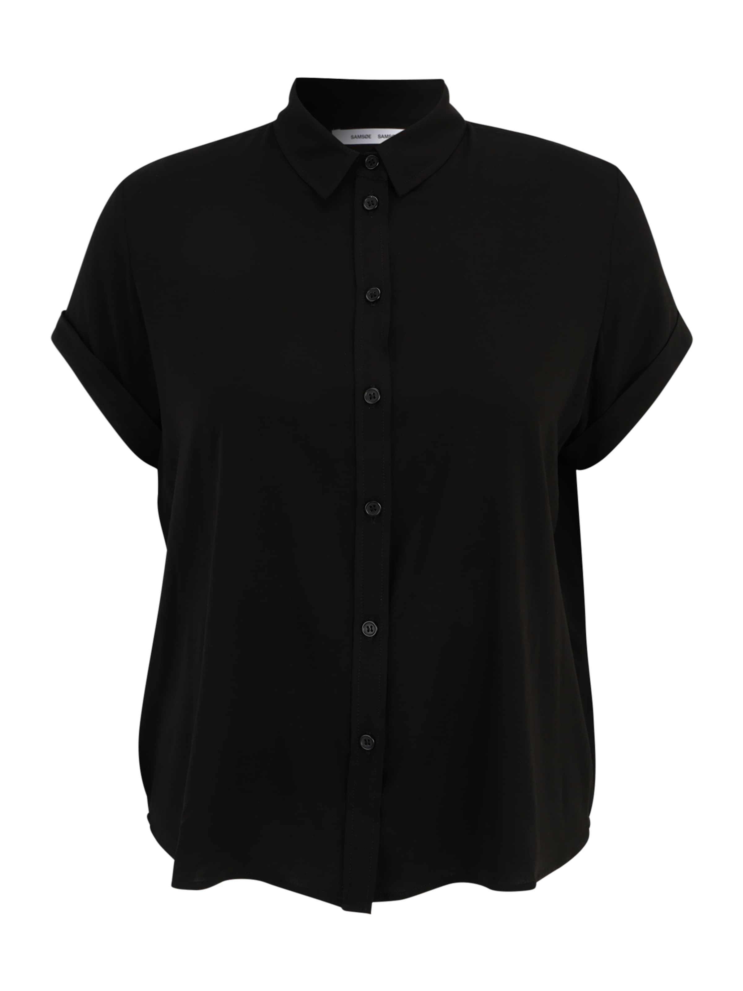 Samsøe Samsøe Μπλούζα 'Majan' σε μαύρο: μπροστά