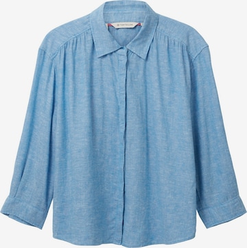 TOM TAILOR Blouse in Blue: front