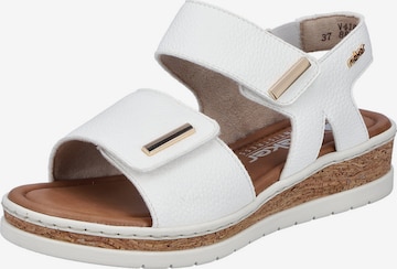 balta Rieker Sandalai: priekis