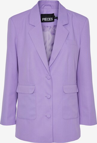 Blazer 'BLAYKE' PIECES en violet : devant