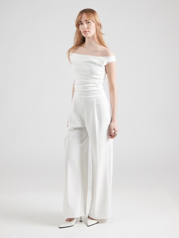 Abercrombie & Fitch Jumpsuit in White: front
