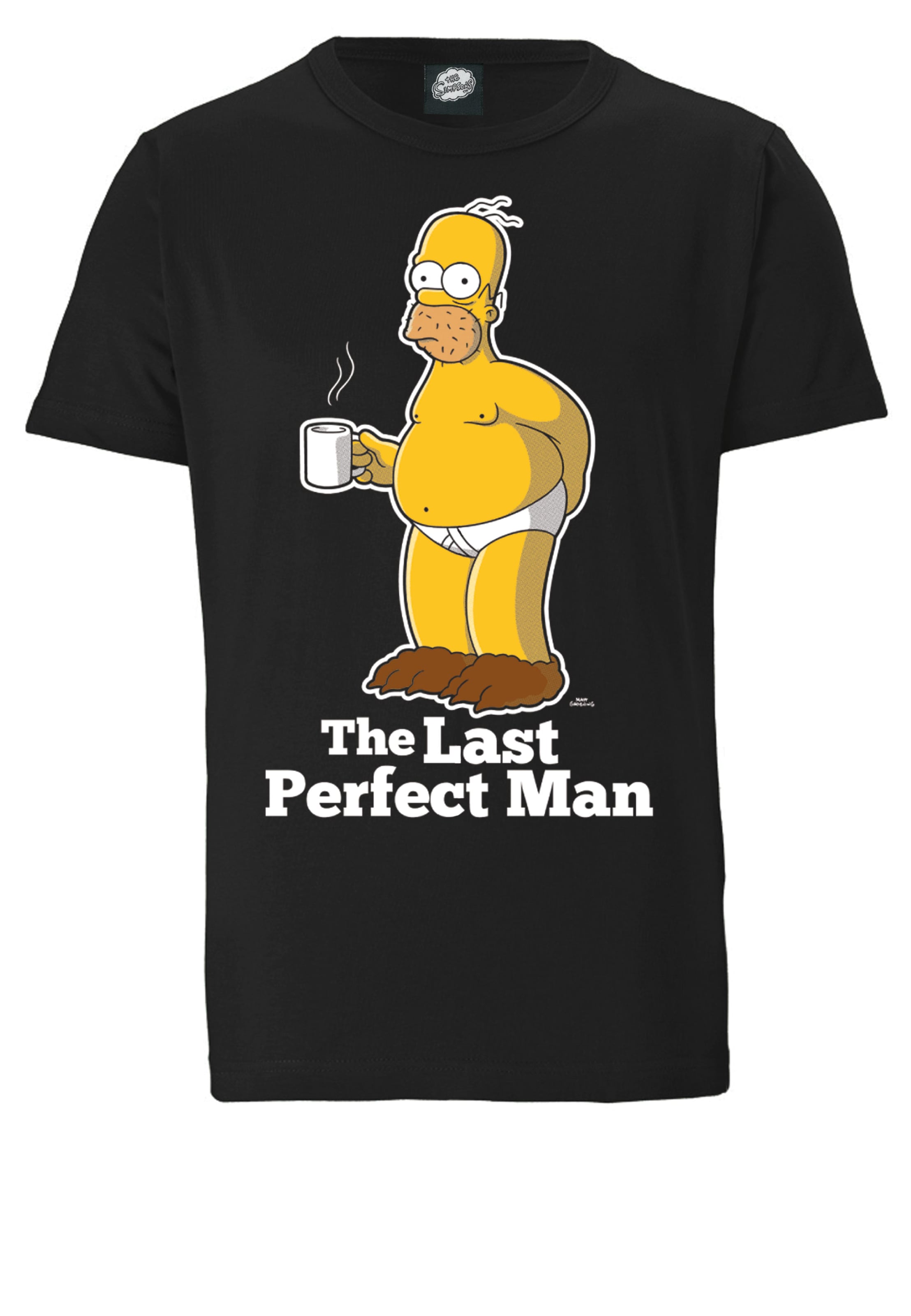 Frauen Shirts & Tops LOGOSHIRT T-Shirt 'Simpsons - Homer Simpson' in Schwarz - NQ13812 Frauen Shirts & Tops LOGOSHIRT T-Shirt 'Simpsons - Homer Simpson' in Schwarz - NQ13812
