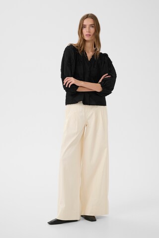 KAREN BY SIMONSEN Bluse 'KBErmine' in Schwarz