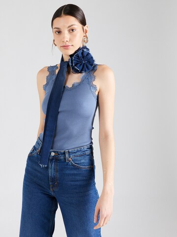 Top di rosemunde in blu: frontale