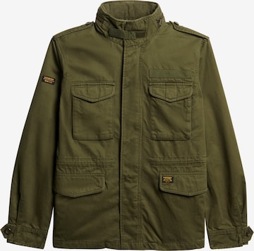 Veste mi-saison Superdry en vert : devant