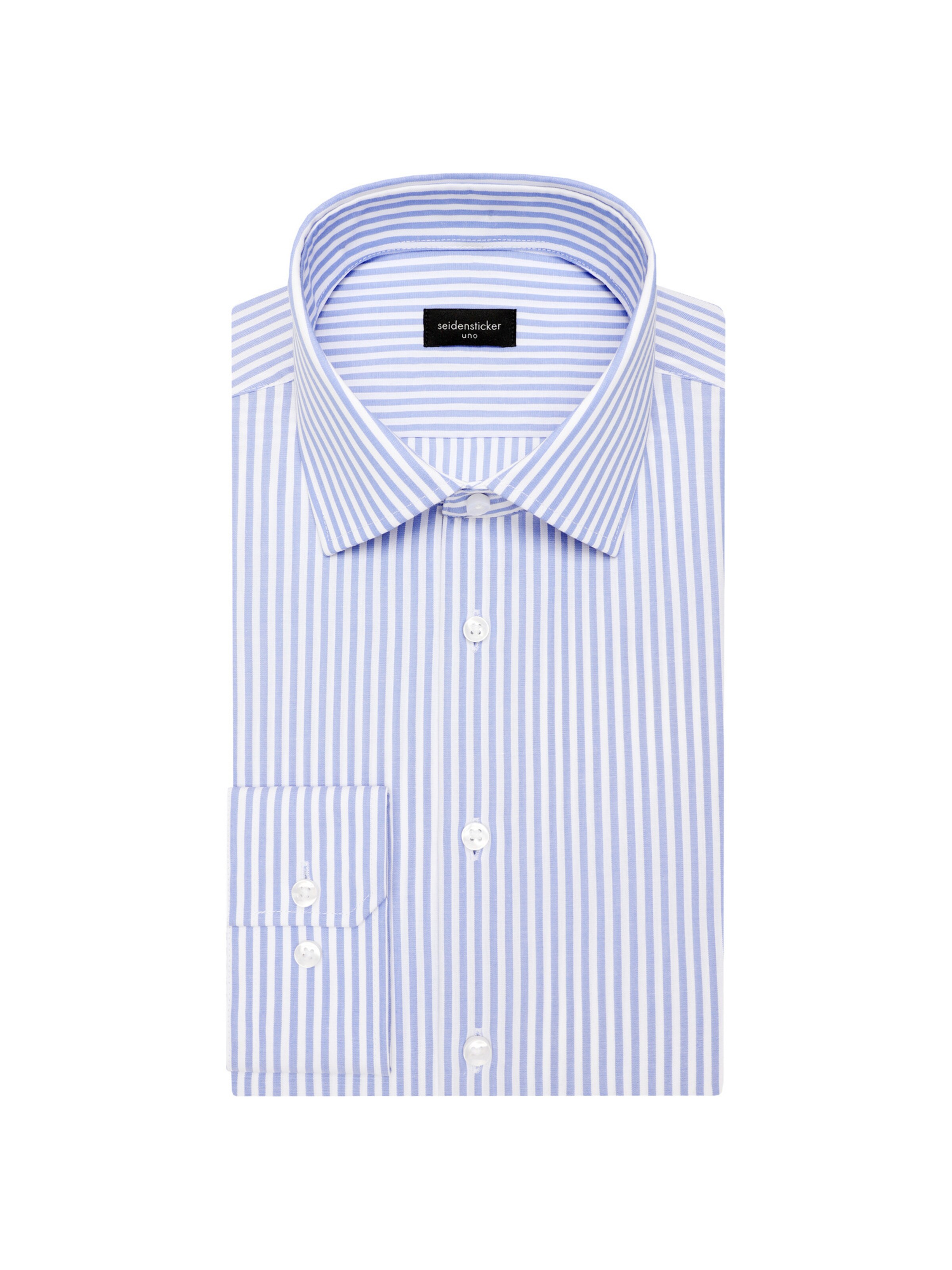 SEIDENSTICKER Slim Fit Businesshemd in Lila