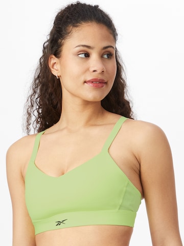 Reebok Bralette Sports Bra in Yellow: front