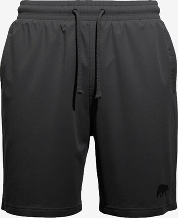 FORSBERG Pants 'Jogger Shorts' in Black: front