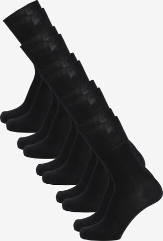 ROGO Socks 'Diabetiker' in Black: front