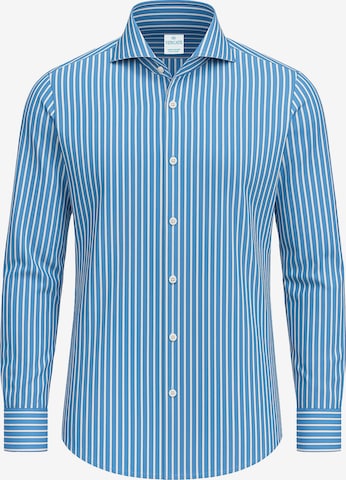 Vercate Slim Fit Businesspaita 'No. 6' värissä sininen: etupuoli