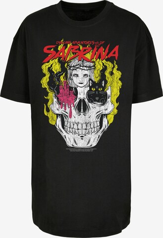 F4NT4STIC Shirt 'Adventures Of Sabrina Boys Skull' in Black: front
