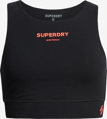 Superdry Bralette Sports Bra in Black: front