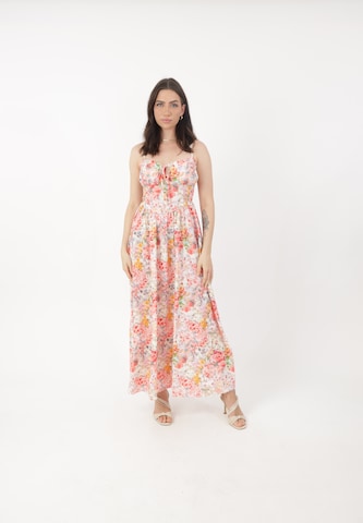 Robe Elara en blanc : devant