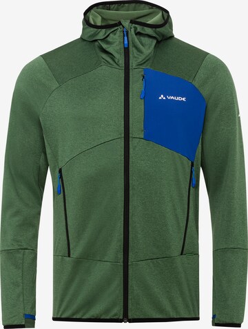 VAUDE Funktionele fleece-jas 'Monviso' in Groen: voorkant